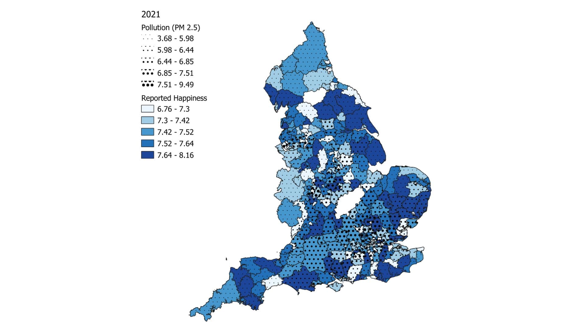 Air Pollution and Happiness: a geopolitical issue?