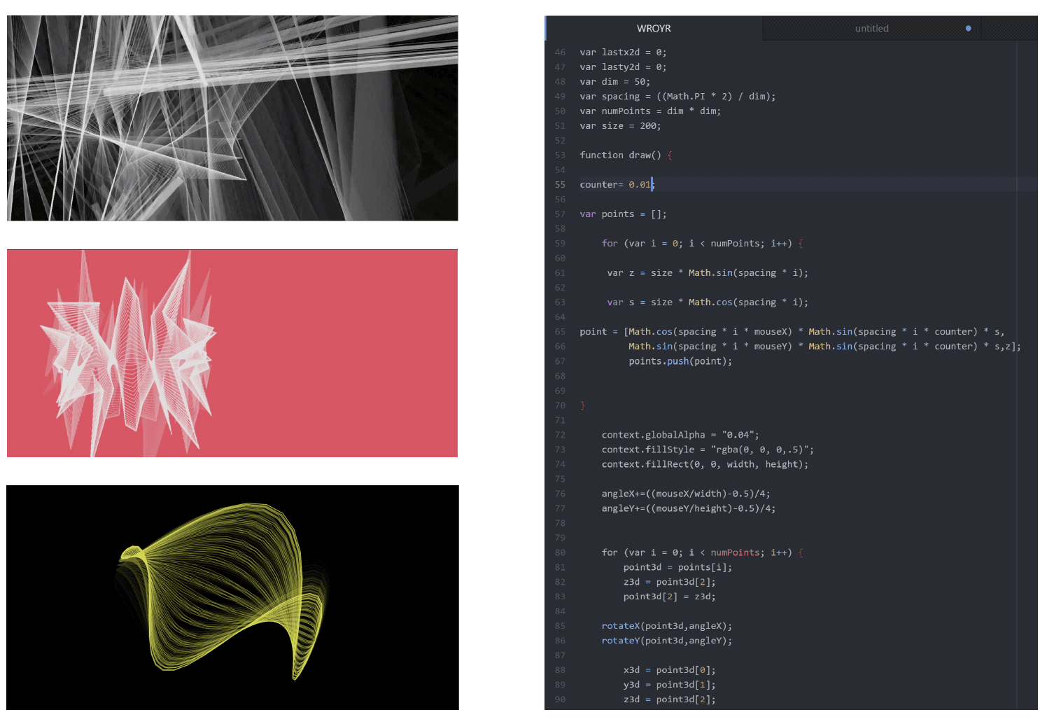 JavaScript Cursor Interaction